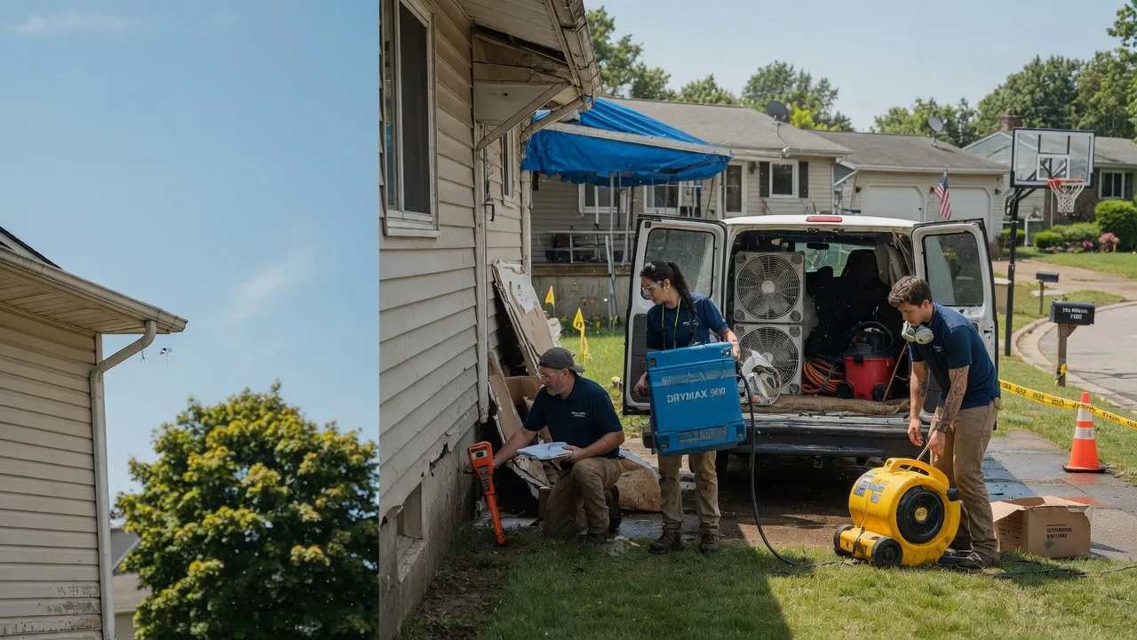 Ceiling Leak Cleanup in Gas City, IN near me